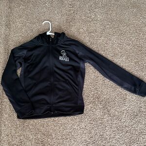 NWOT Black Colorado Rockies Hoodie